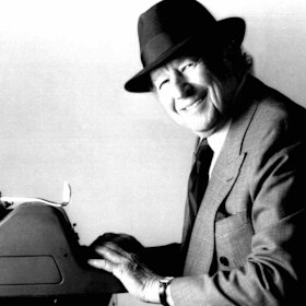 Pulitzer Prize-winning columnist Herb Caen.