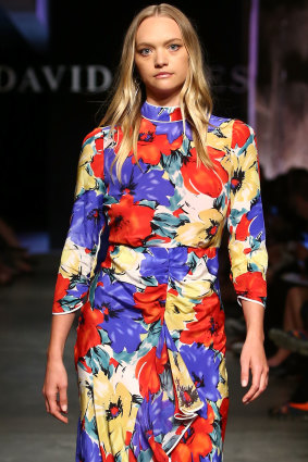 Gemma Ward hits the runway.