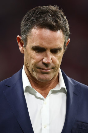 NSW coach Brad Fittler after the game.