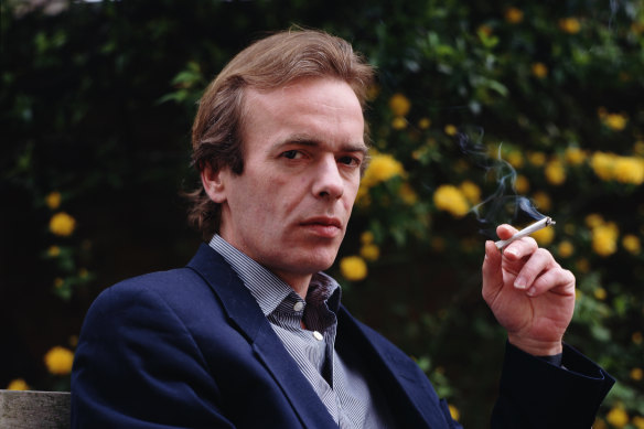Martin Amis at home in London in 1995.