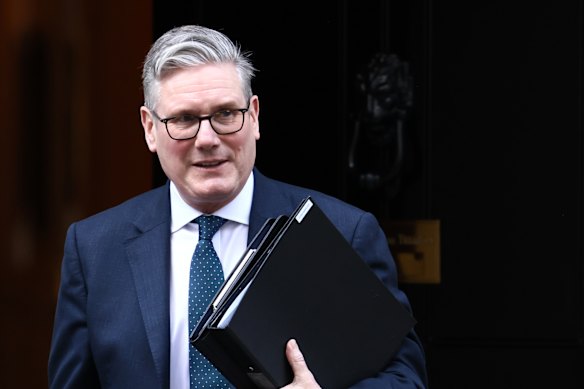 Lunedì il primo ministro britannico Keir Starmer a Londra.