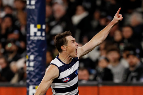 Jeremy Cameron was the difference for Geelong in round three.