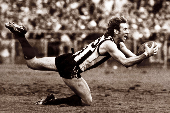Pies great Peter Daicos was the target of abuse from opposition fans.