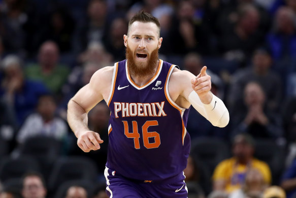 Aron Baynes is recovering after testing positive to COVID-19.