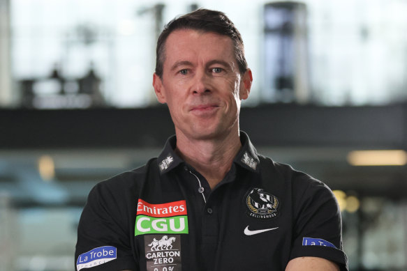 New Collingwood coach Craig McRae has big plans.