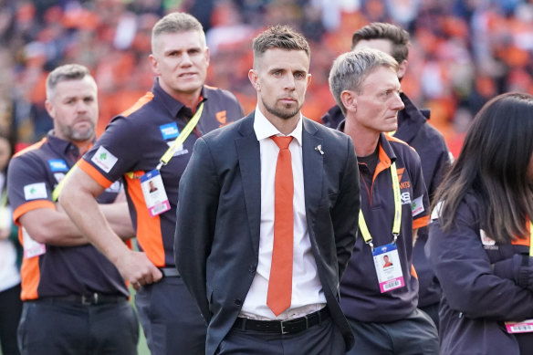 Brett Deledio retired from AFL football at the end of last year.