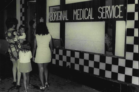 The Aboriginal Medical Service shortly after it opened in 1971. 