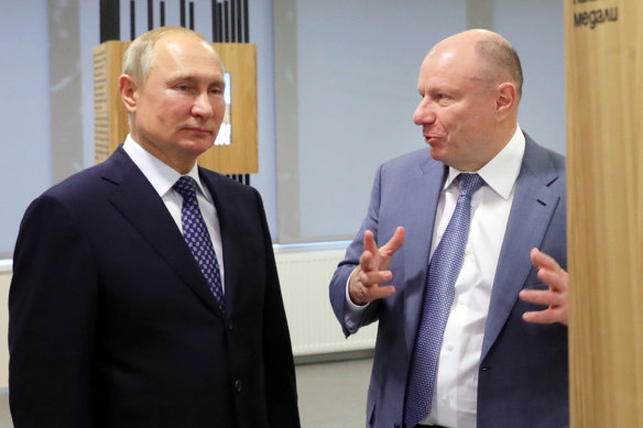 Vladimir Potanin has maintained a strong relationship with Vladimir Putin.