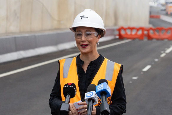 Transport Infrastructure Minister Gabrielle Williams criticised the auditor-general’s numbers as “misleading” but was unable to point out inaccuracies.