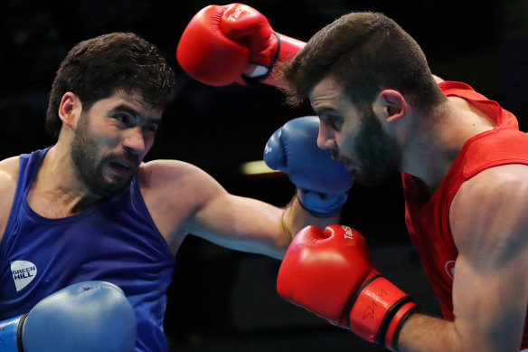 European Olympic boxing qualification was suspended after Tuesday's bouts.