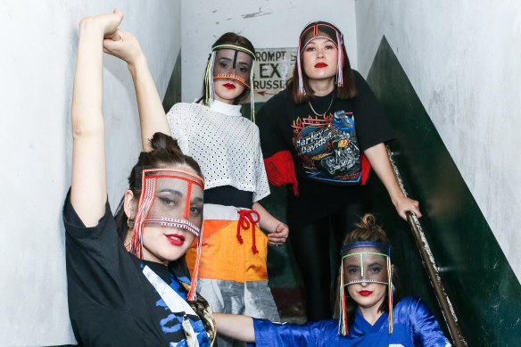 Haiku Hands (l-r): Mie Nakazawa, Mataya Young, Claire Nakazawa and Beatrice Lewis.