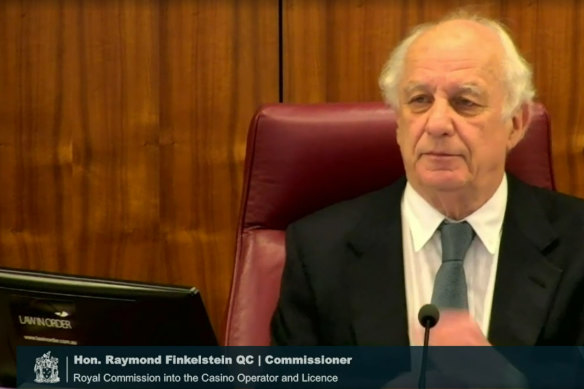 Royal commissioner Raymond Finkelstein QC.