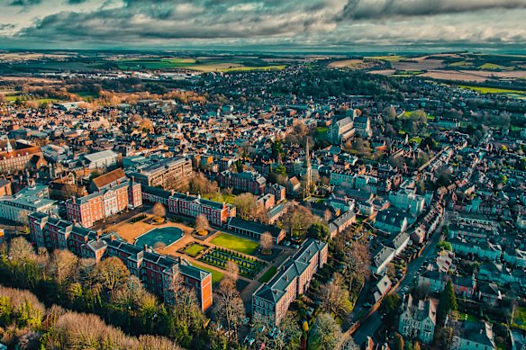 Winchester offers a glorious abundance of English cliches.
