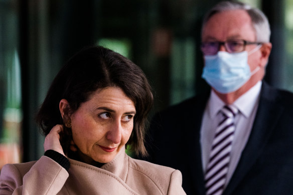 NSW Premier Gladys Berejiklian and Health Minister Brad Hazzard on Wednesday morning.