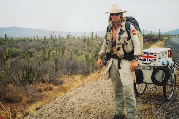 Karl Bushby in Mexico in 2002.