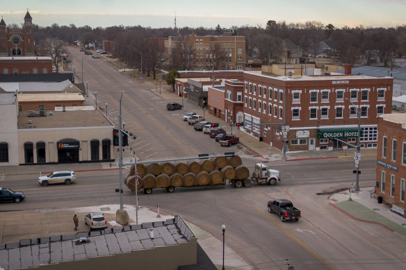 O’Neill is just over three hours north-west of Omaha. 