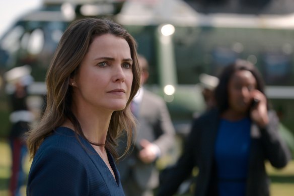 Keri Russell as Kate Wyler in Netflix series The Diplomat.