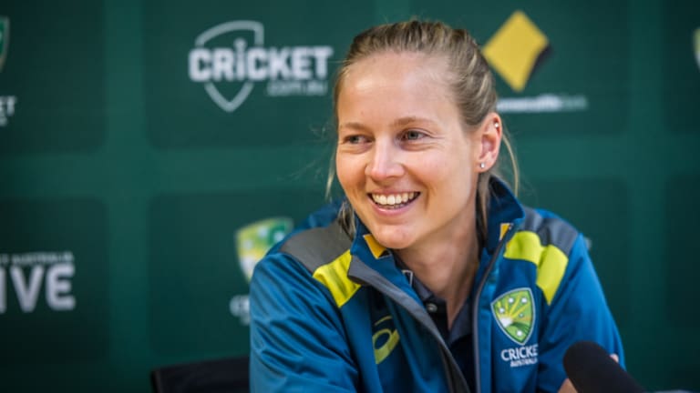 Australian captain Meg Lanning ahead of the Womens T20 match to be played in Manuka.