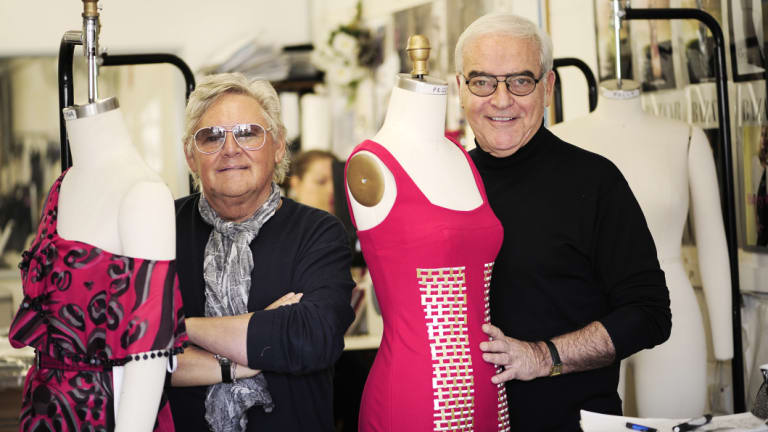 Adelaide fashion designers George Gross and Harry Watt.