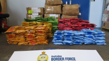Just a portion of some of the tobacco seized by ABF investigators.