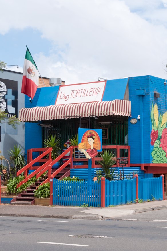 Outside the Kensington eatery.