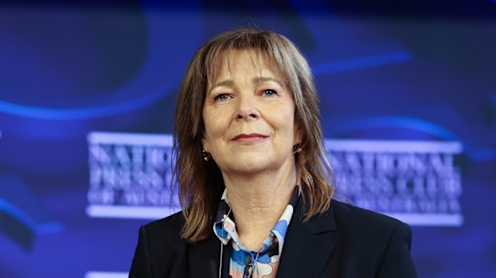 President of the Australian Council of Trade Unions Michele O’Neil.