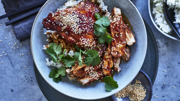 Adam Liaw’s one-pan honey soy chicken-image