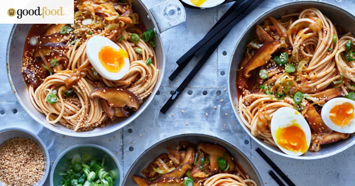 Shiitake and cabbage udon recipe
