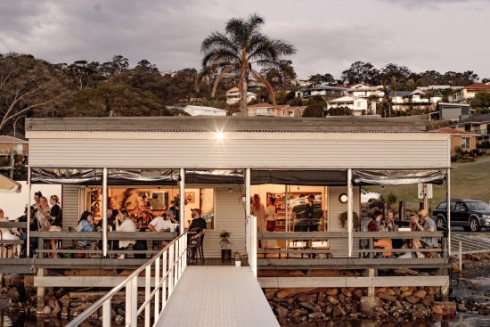 Sunny’s Kiosk is perched on the water in Merimbula.