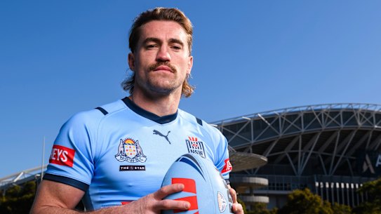 Utility man: Connor Watson plays a crucial role on the NSW bench.