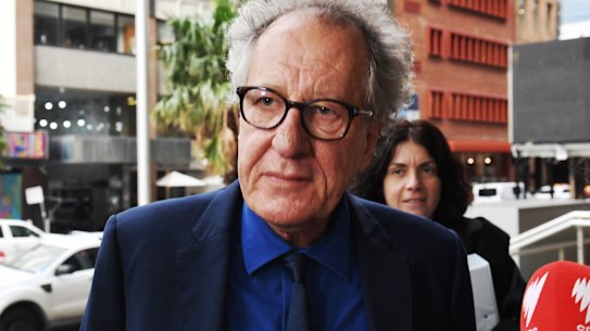 'I was numb': Geoffrey Rush says Telegraph branded him a 'pervert'