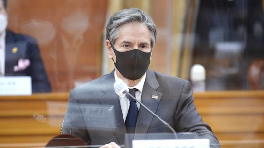 US Secretary of State Antony Blinken grouped China in with Myanmar.