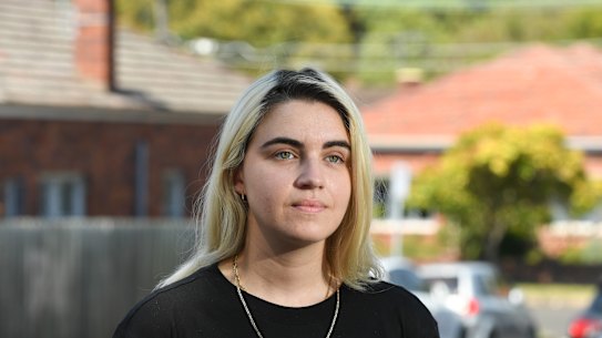 First home buyer Stephanie Freeman, a 32 year old photographer, who bought in the inner west of Sydney after looking to buy for a year and compromising on her location even during the property downturn.