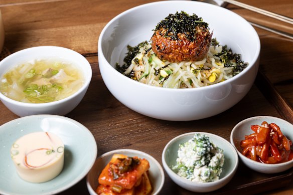 By day, Ondo serves lunch sets with hot dishes, rice and sides.