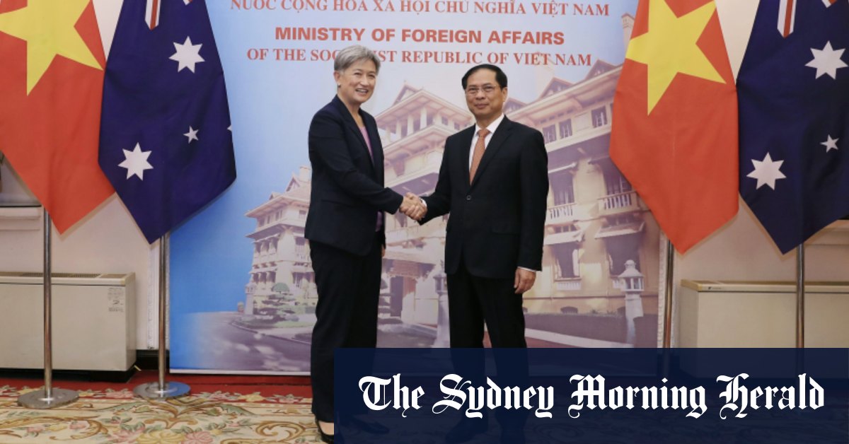 Foreign minister Penny Wong talks security with Vietnam after South China Sea dispute