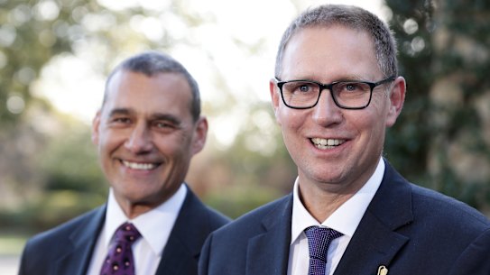 Dr Craig Challen and Dr Richard Harris.