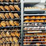 The baked goods selection.