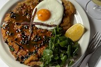 The North Fitzroy Arms’ schnitzel Holstein.