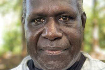 Former Bougainville Revolutionary Army general and now a leading independence figure, Sam Kauona.