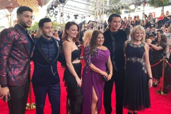 The cast of Neighbors at the 2022 Logies.