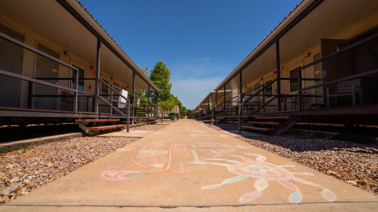 Howard Springs has been described as being a holiday camp you can't leave, but most are upbeat about the facilities.