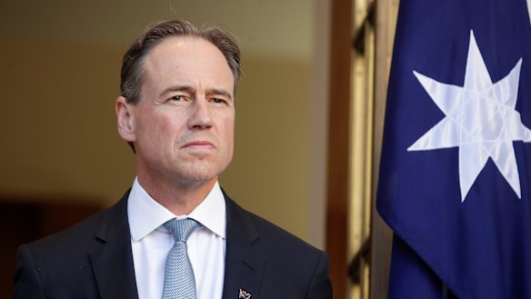 Minister for Health Greg Hunt on Friday. He initially called the tests "of the highest quality".
