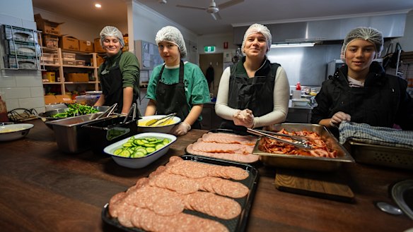 Education Staff and students attending The Alpine School, Dinner Plain.