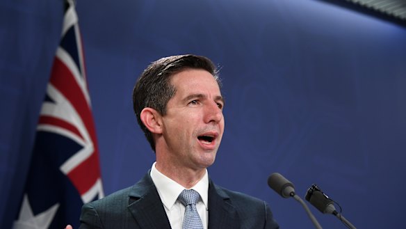 Trade Minister Simon Birmingham.