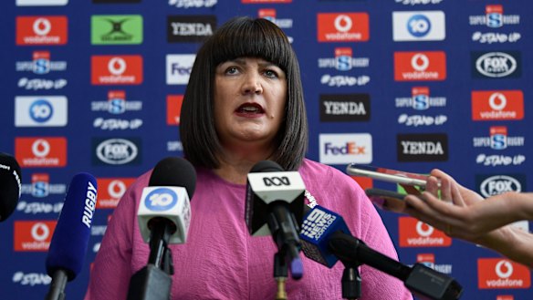Rugby Australia chief Raelene Castle is under fire from all sides.