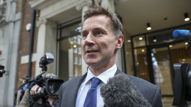 Jeremy Hunt, UK foreign secretary and Conservative party leadership candidate.