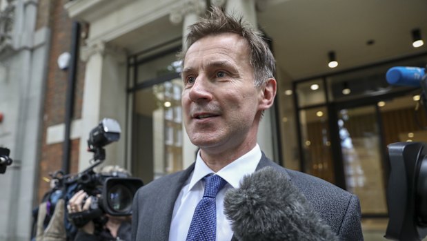 Jeremy Hunt, UK foreign secretary and Conservative party leadership candidate.