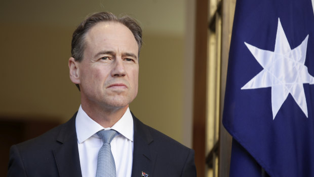 Minister for Health Greg Hunt on Friday. He initially called the tests "of the highest quality".