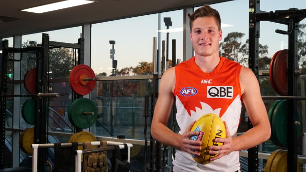 Hayden McLean will make his AFL debut this week for Sydney.
