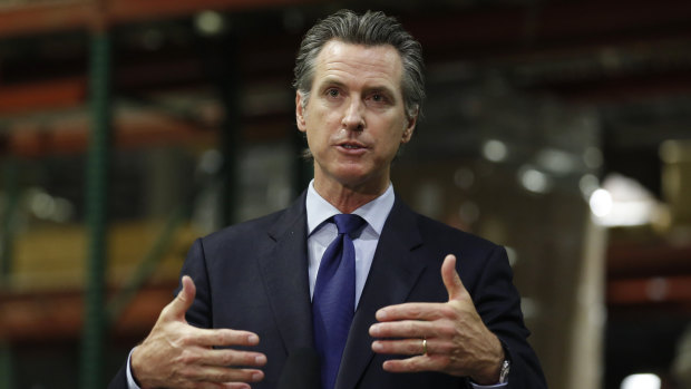 Gavin Newsom says he wants Imperial County in Southern California to reimpose a stay-at-home order amid a surge in positive coronavirus tests.